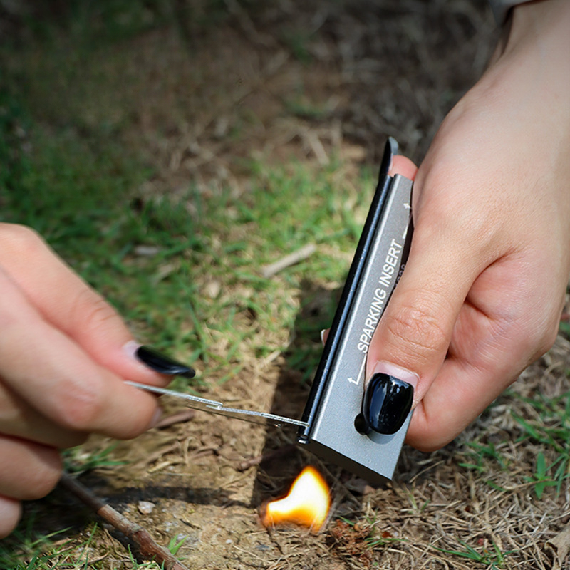 Magnesium Fire Starter - طقم إشعال النار بالفحم والحديد المقاوم