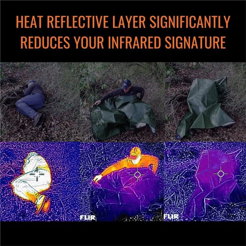【مستلزمات السفر】بطانية عازلة ل - مراجعة Survival Blanket Reflective وسعره