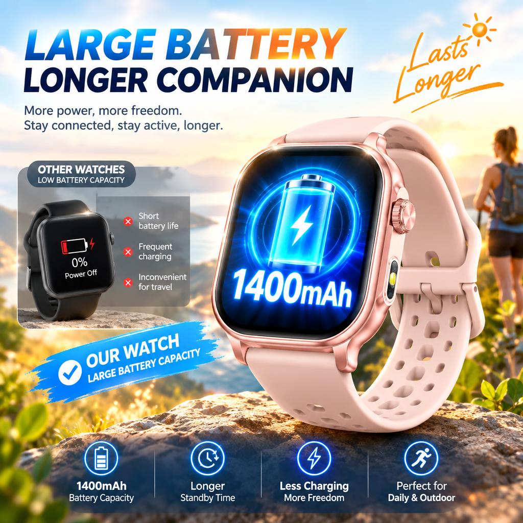 ساعة ذكية 2026 للاتصال بالهاتف - مراجعة Compass Lensatic وسعره