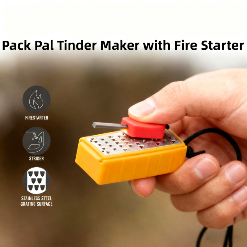 صانع الموثق خفيف الوزن مع مشغل - مراجعة Magnesium Fire Starter وسعره