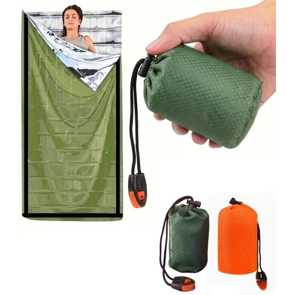 كيس نوم حراري محمول للاستخدام  - مراجعة Survival Blanket Reflective وسعره